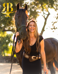 Rusty Brown Shines On Leah Clarke Fisher - Cowgirl Magazine Article