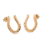 Medium Sliding Plate Earrings, 14k Gold