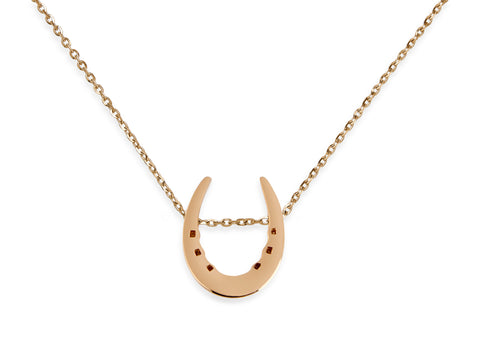 Front Toe Weight Necklace, 14k Gold