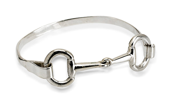 Sterling Silver Equestrian 12mm Horse Bit Bracelet – Essential Equestrian  Wear